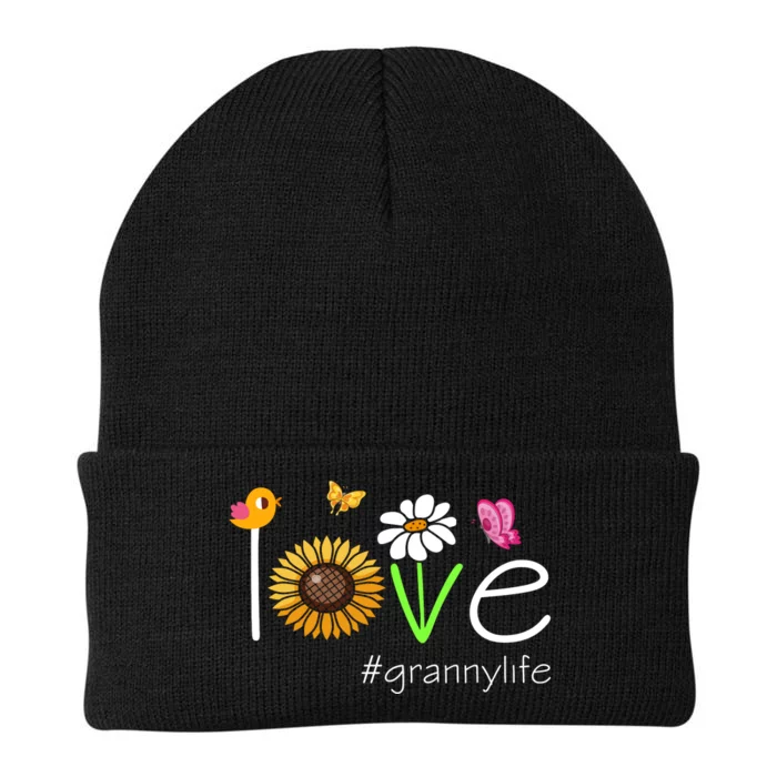 Love Granny Life Cute Matching Family Knit Cap Winter Beanie