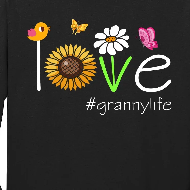 Love Granny Life Cute Matching Family Tall Long Sleeve T-Shirt