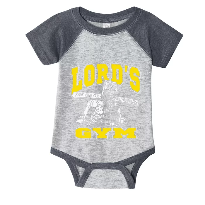 Lords Gym LordS The Sin Of World Jesus Infant Baby Jersey Bodysuit