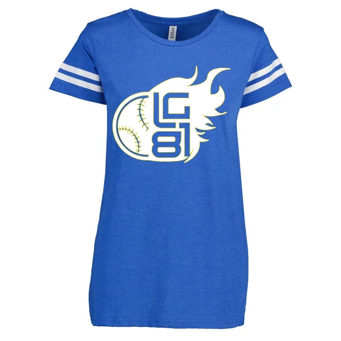 Luis Gil Logo Enza Ladies Jersey Football T-Shirt