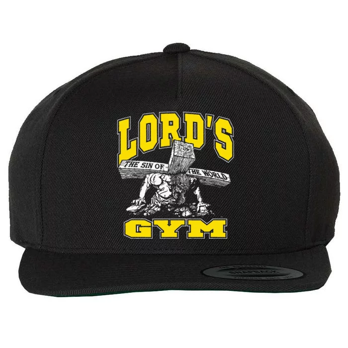 Lords Gym LordS The Sin Of World Jesus Wool Snapback Cap