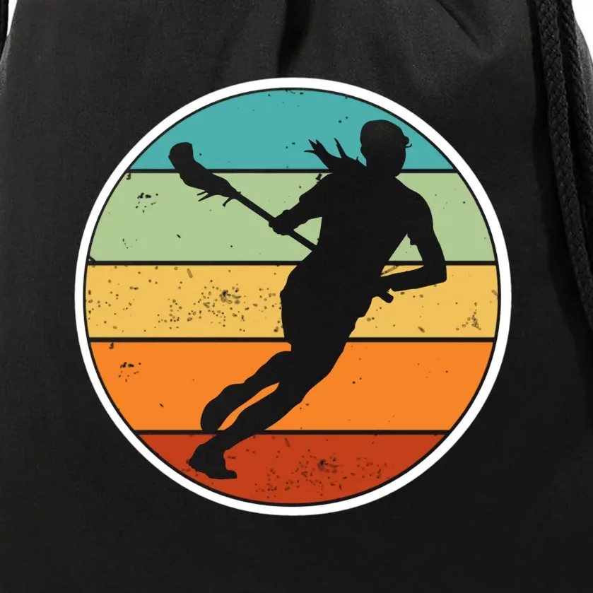 Lacrosse Girl Lacrosse Lover Drawstring Bag