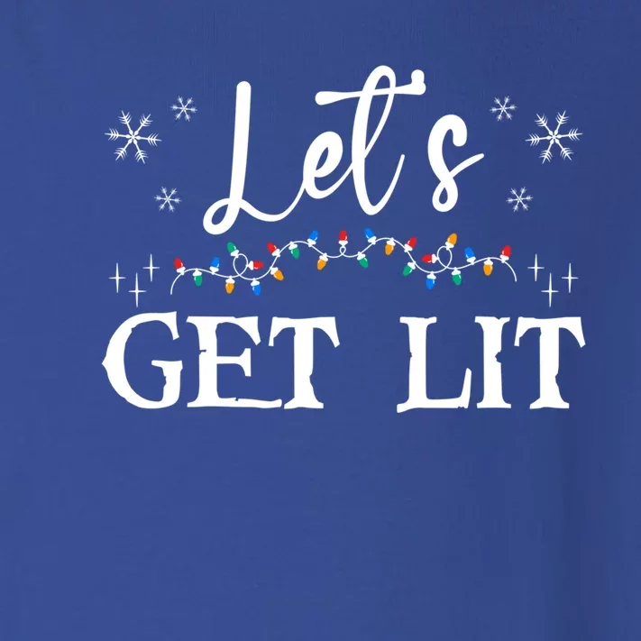 Let's Get Lit Funny Christmas Ing Xmas Lights Tree Tee Gift Toddler Long Sleeve Shirt