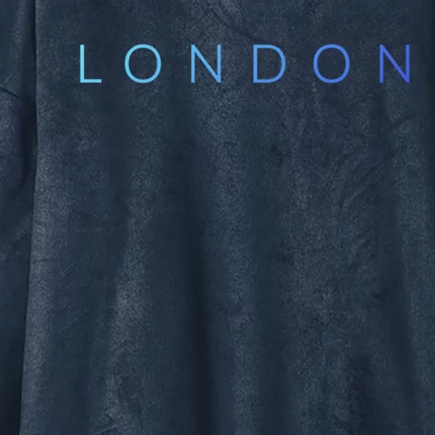 London Gift Hooded Wearable Blanket