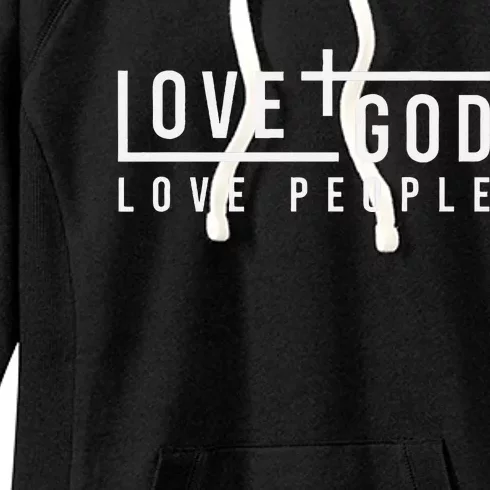 Love God Love People Women's Fleece Hoodie