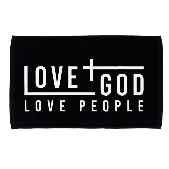 Love God Love People Microfiber Hand Towel