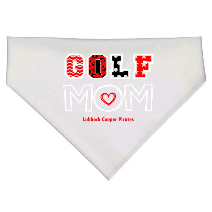 Lcp Golf Mom Design 2 Gift USA-Made Doggie Bandana