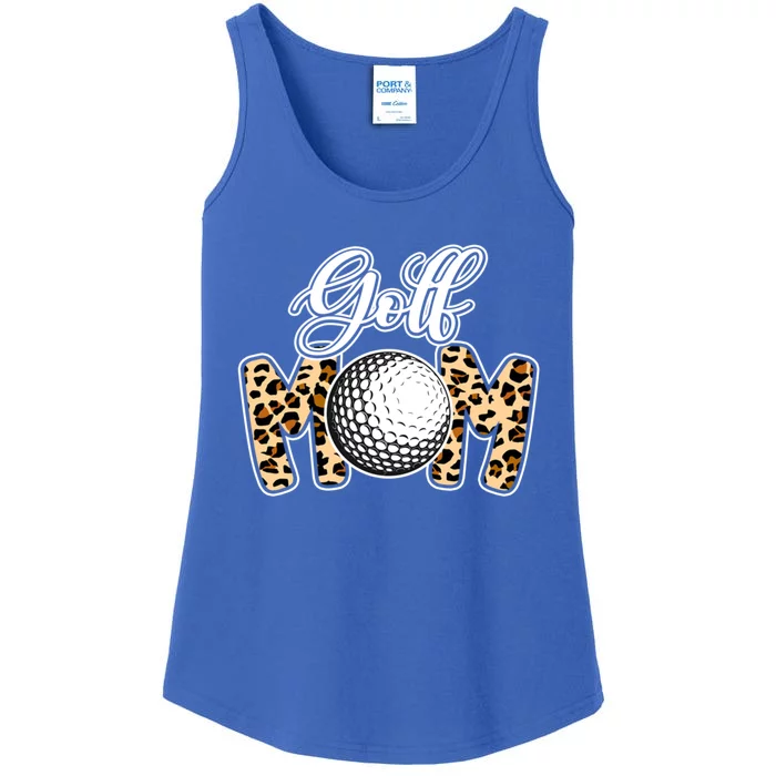 Leopard Golf Mom Life Game Day Mama Mothers Day Funny Gift Ladies Essential Tank