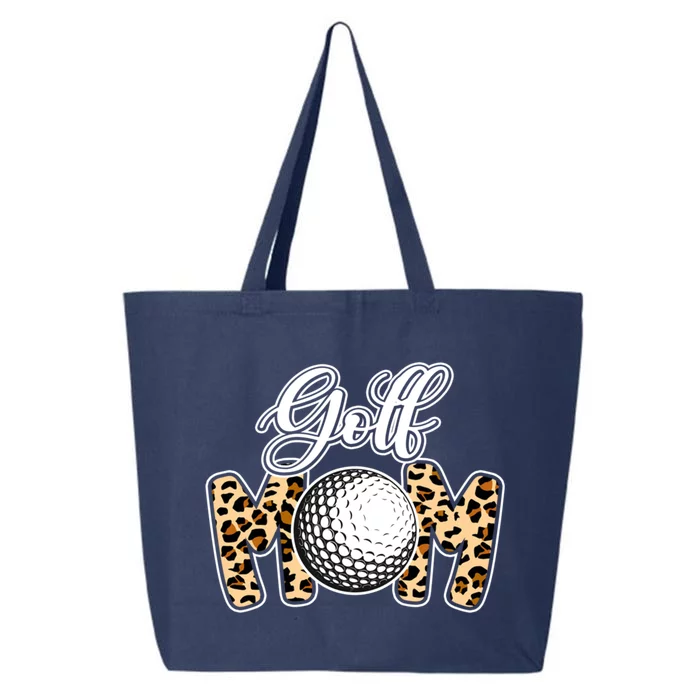 Leopard Golf Mom Life Game Day Mama Mothers Day Funny Gift 25L Jumbo Tote