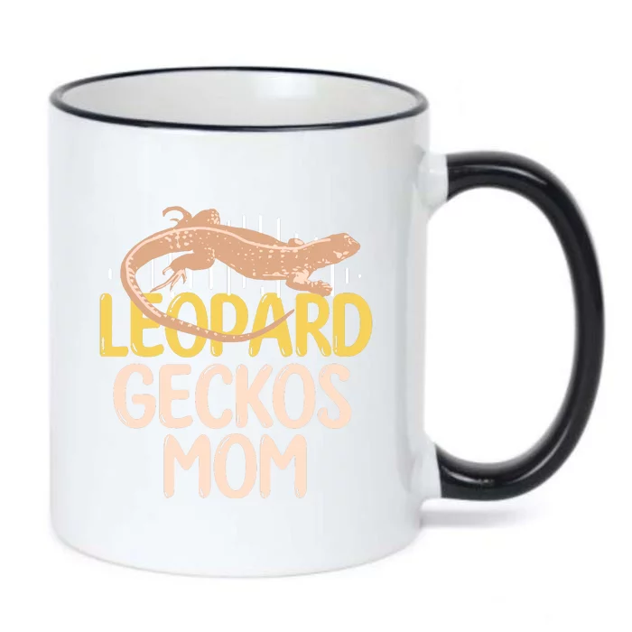 Leopard Gecko Mom Funny Bearded Dragon Mothers Day Black Color Changing Mug