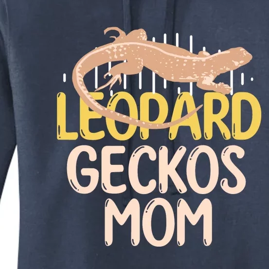 Leopard Gecko Mom Funny Bearded Dragon Mothers Day Women's Pullover Hoodie