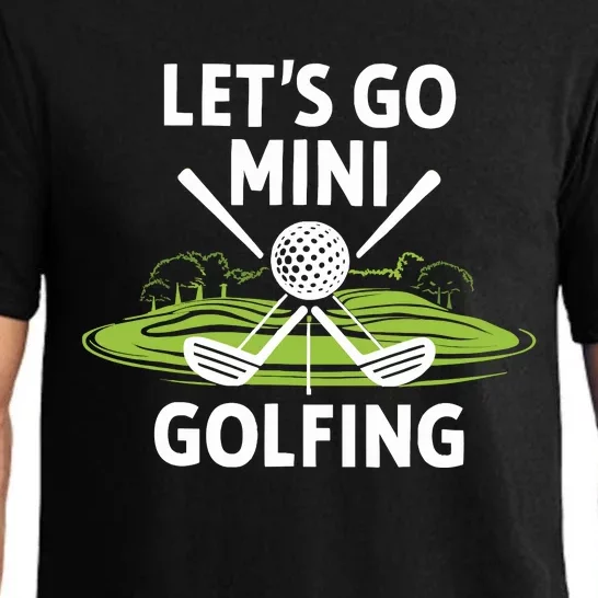 LetS Go Mini Golfing Pajama Set