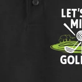 LetS Go Mini Golfing Dry Zone Grid Performance Polo