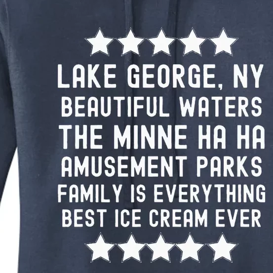 Lake George New York Beautiful Waters Amusement Parks Fun Women's Pullover Hoodie