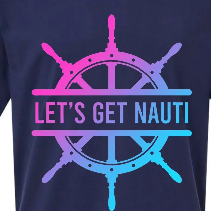 LetS Get Nauti Sueded Cloud Jersey T-Shirt