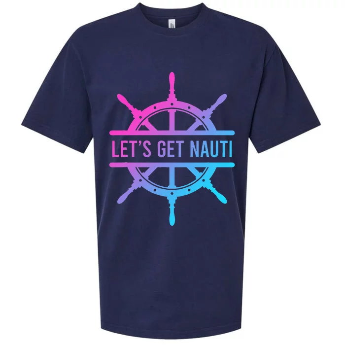 LetS Get Nauti Sueded Cloud Jersey T-Shirt