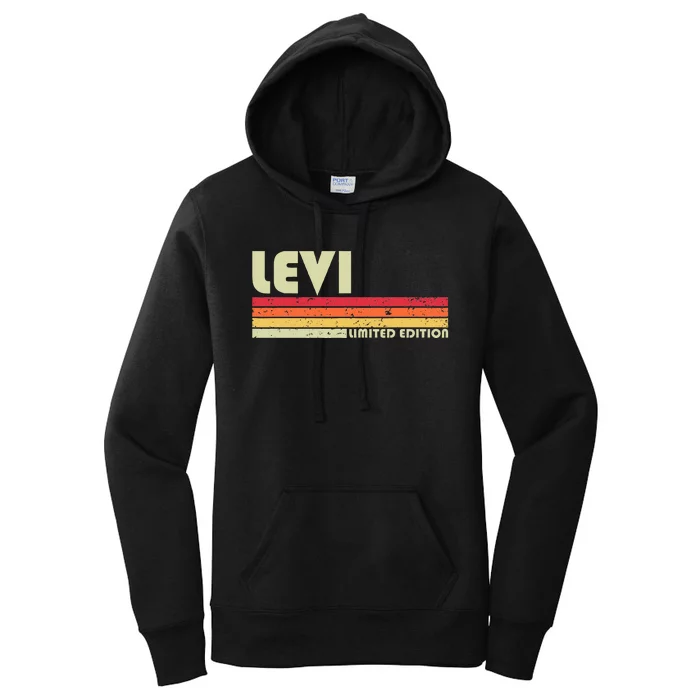 Levi Gift Name Personalized Funny Retro Vintage Birthday Women's Pullover Hoodie