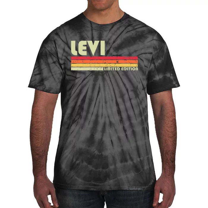 Levi Gift Name Personalized Funny Retro Vintage Birthday Tie-Dye T-Shirt