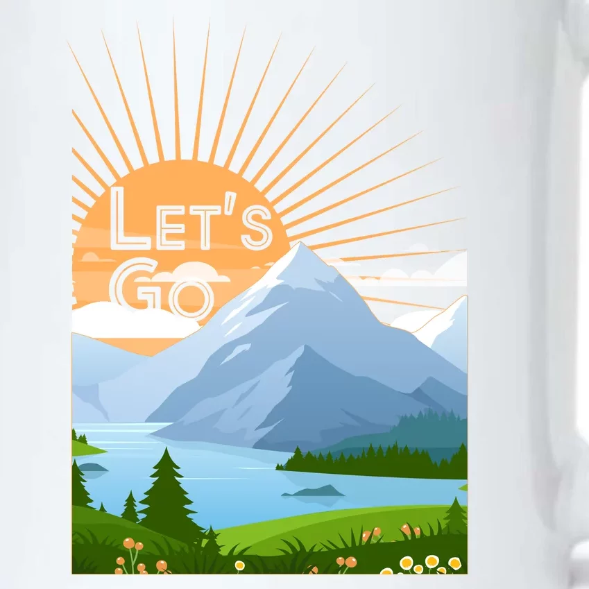 Let's Go Nature Fan Black Color Changing Mug