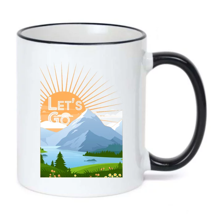 Let's Go Nature Fan Black Color Changing Mug