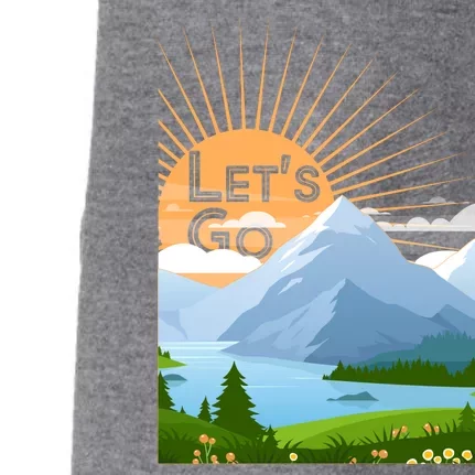 Let's Go Nature Fan Doggie 3-End Fleece Hoodie