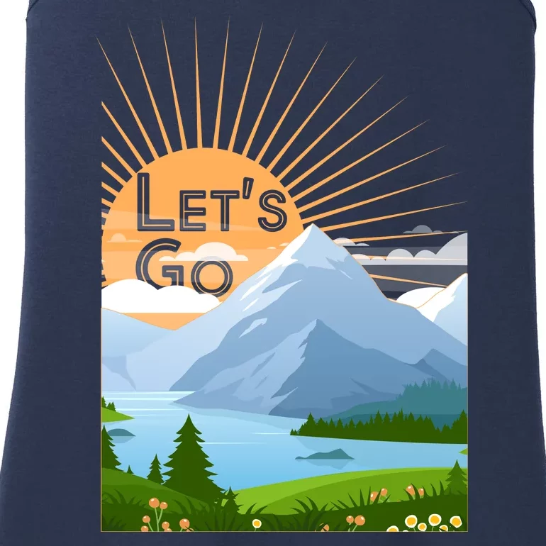 Let's Go Nature Fan Ladies Essential Tank