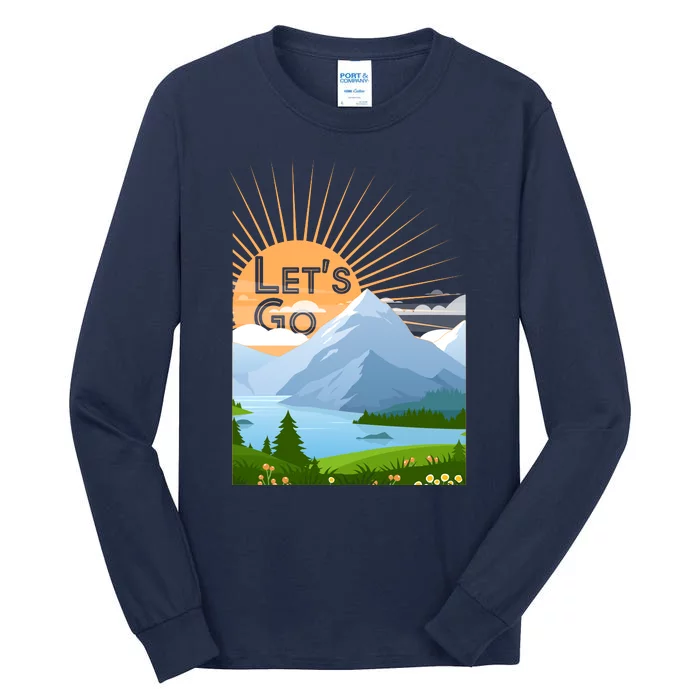 Let's Go Nature Fan Tall Long Sleeve T-Shirt