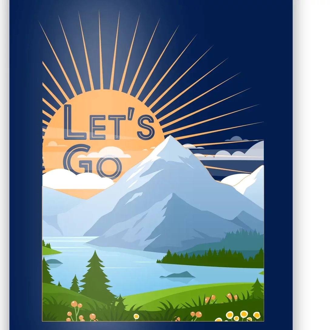 Let's Go Nature Fan Poster