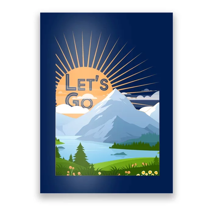 Let's Go Nature Fan Poster