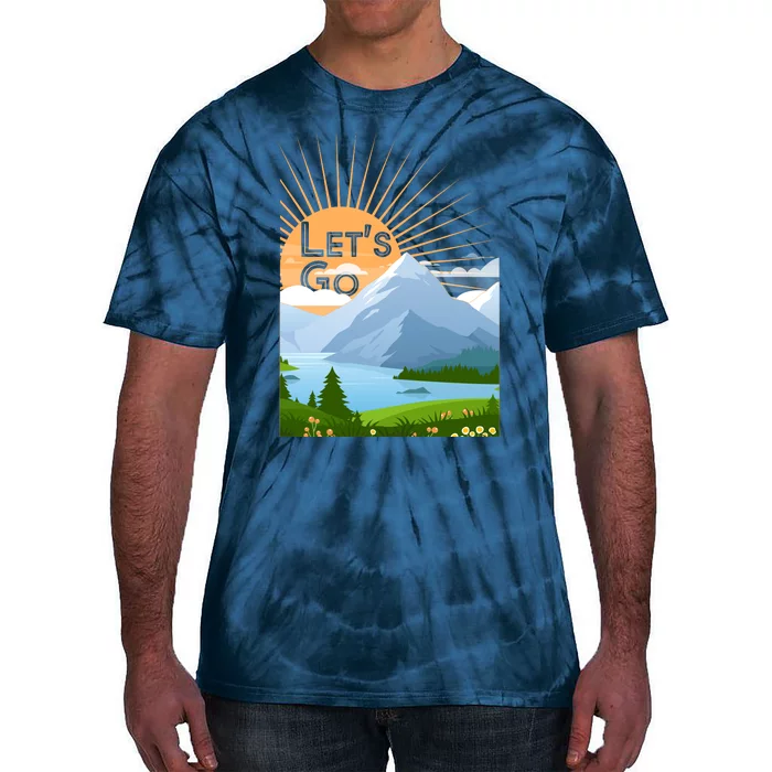 Let's Go Nature Fan Tie-Dye T-Shirt