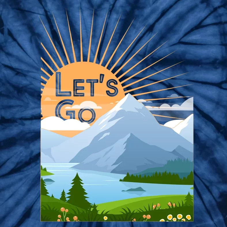 Let's Go Nature Fan Tie-Dye T-Shirt