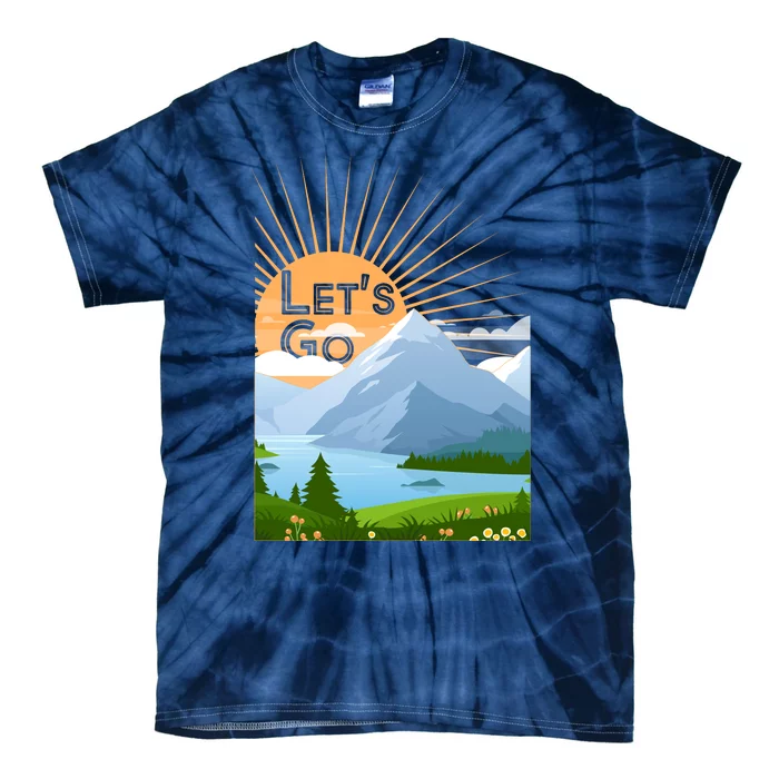 Let's Go Nature Fan Tie-Dye T-Shirt