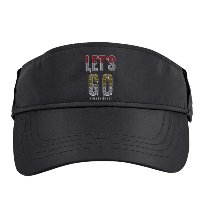 Let's Go New Adventure Adult Drive Performance Visor