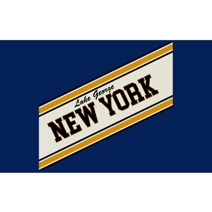 Lake George New York Varsity Logo Bumper Sticker