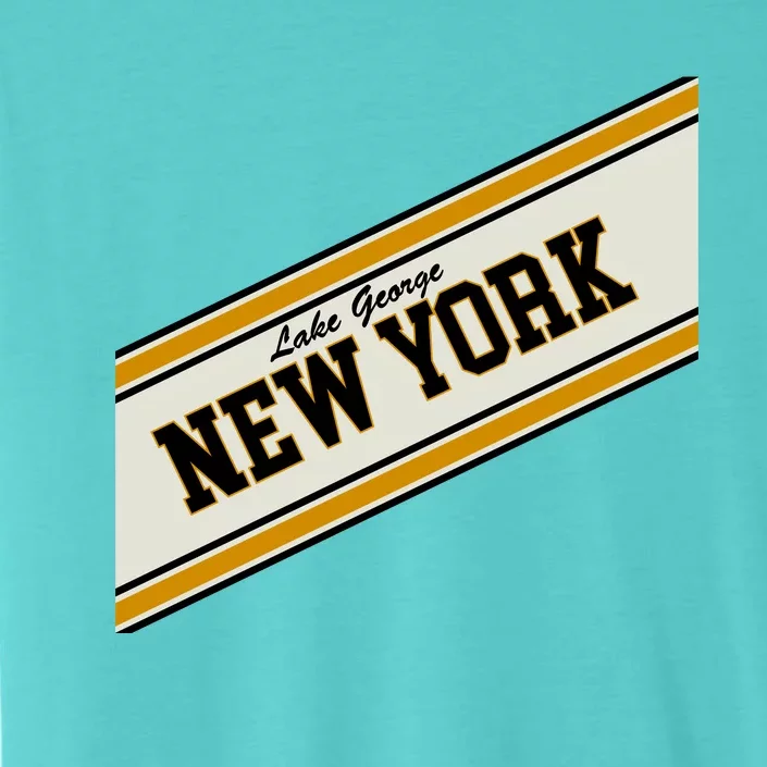 Lake George New York Varsity Logo ChromaSoft Performance T-Shirt