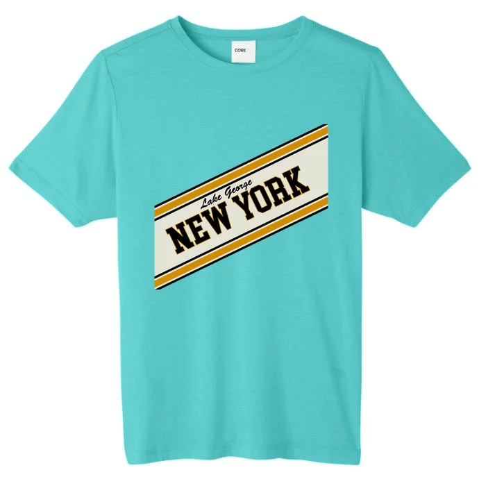 Lake George New York Varsity Logo ChromaSoft Performance T-Shirt