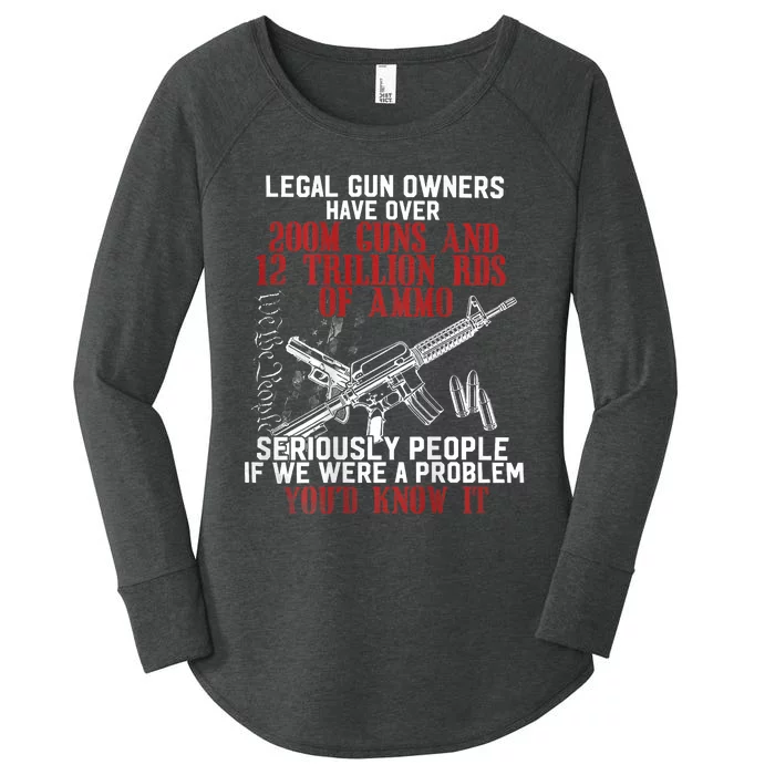 Legal Gun Owners Have Over 200m Guns Women's Perfect Tri Tunic Long Sleeve Shirt