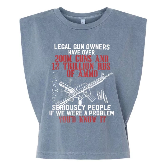 Legal Gun Owners Have Over 200m Guns Garment-Dyed Women's Muscle Tee