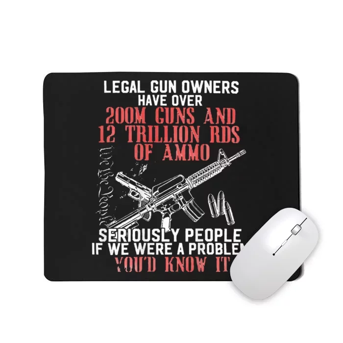 Legal Gun Owners Have Over 200m Guns Mousepad