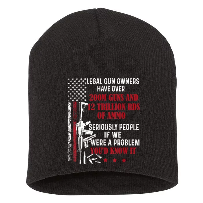 Legal Gun Owners Have Over 200m Guns And 12 Trillion Rds Short Acrylic Beanie