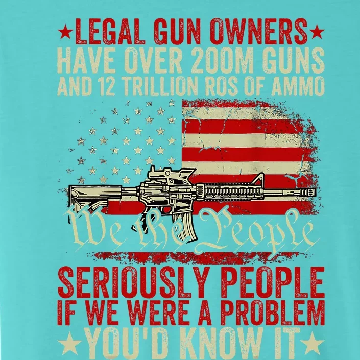 Legal Gun Owners Have Over 200m Guns And 12 Trillion Rds ChromaSoft Performance T-Shirt