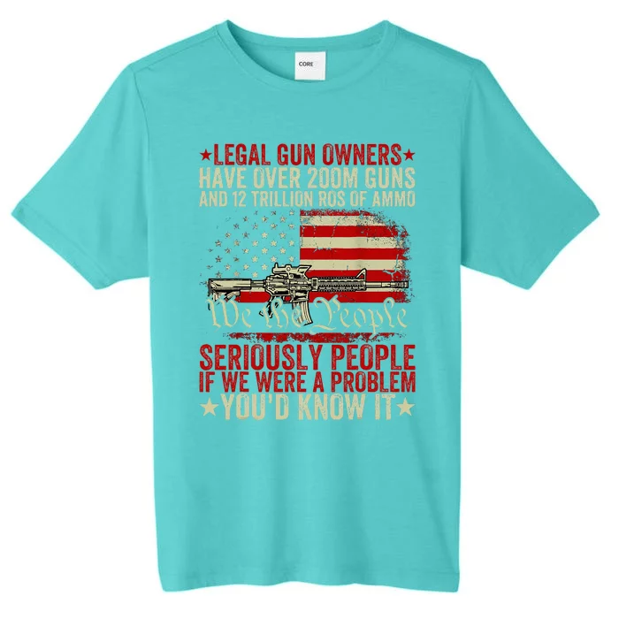 Legal Gun Owners Have Over 200m Guns And 12 Trillion Rds ChromaSoft Performance T-Shirt