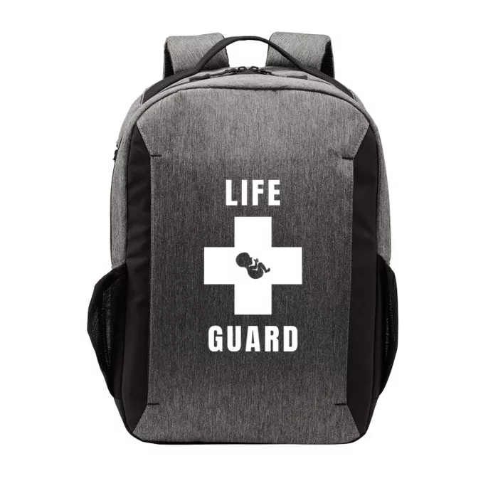 Life Guard Pregnancy Infant Loss Pro Life Stop Abortion Vector Backpack