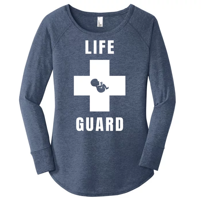 Life Guard Pregnancy Infant Loss Pro Life Stop Abortion Women's Perfect Tri Tunic Long Sleeve Shirt