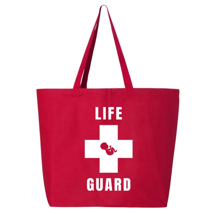 Life Guard Pregnancy Infant Loss Pro Life Stop Abortion 25L Jumbo Tote