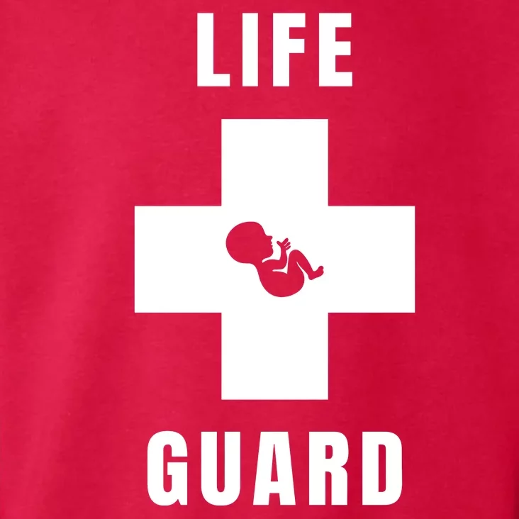 Life Guard Pregnancy Infant Loss Pro Life Stop Abortion Toddler Hoodie