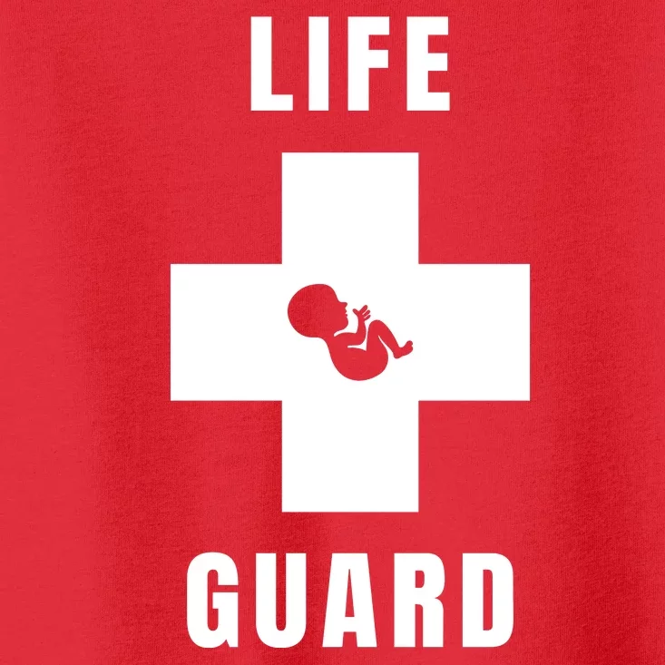 Life Guard Pregnancy Infant Loss Pro Life Stop Abortion Toddler T-Shirt