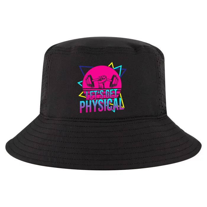 Lets Get Physical Gym Fitness 80s Workout Cool Comfort Performance Bucket Hat