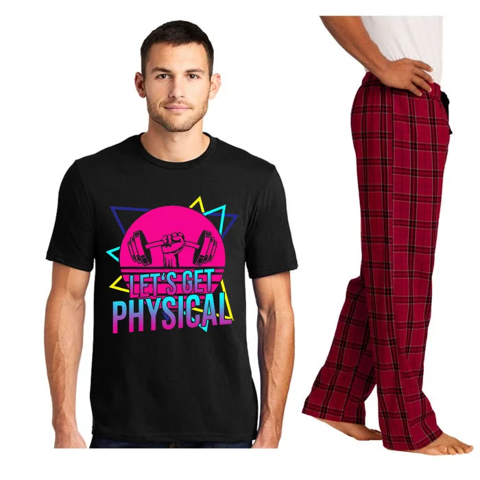 Lets Get Physical Gym Fitness 80s Workout Pajama Set