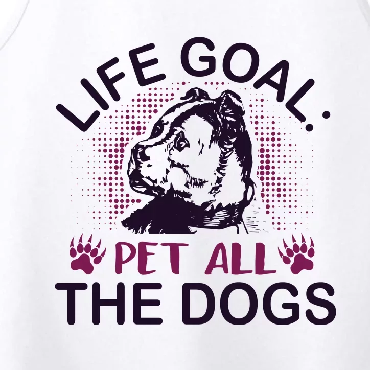 Life Goal Pet All The Dogs Performance Tank